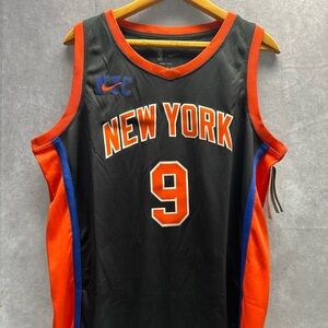NBA Nike RJ Barrett New York Knicks Swingman Jersey Dri-Fit Size 48 Large L